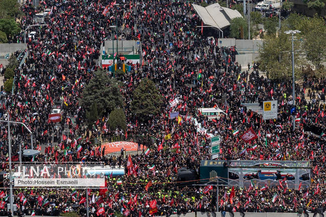 مراسم تشییع پیکر مطهر رهبر شهید انقلاب/ 6