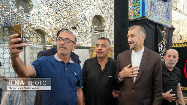 زیارت وزیر امور خارجه از حرم حضرت زینب (س) 