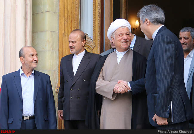 دیدار رییس جمهوری اتریش با آیت الله‌هاشمی رفسنجانی رییس مجمع تشخیص مصلحت نظام 