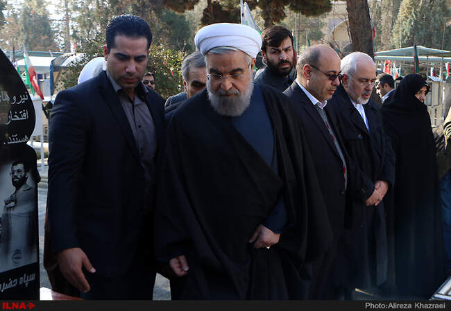 تجدید میثاق رئیس جمهور و اعضای هیئت دولت با آرمان های امام راحل