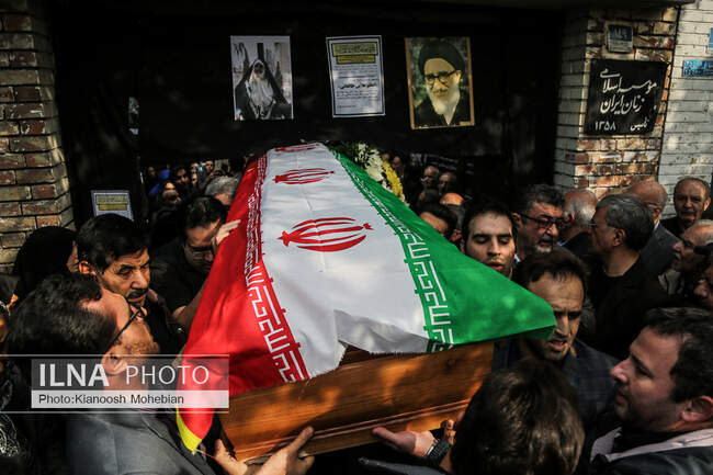 مراسم تشییع پیکر اعظم طالقانی