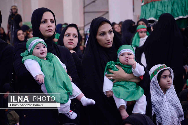 همایش بزرگ شیرخوارگان حسینی در مصلی رشت