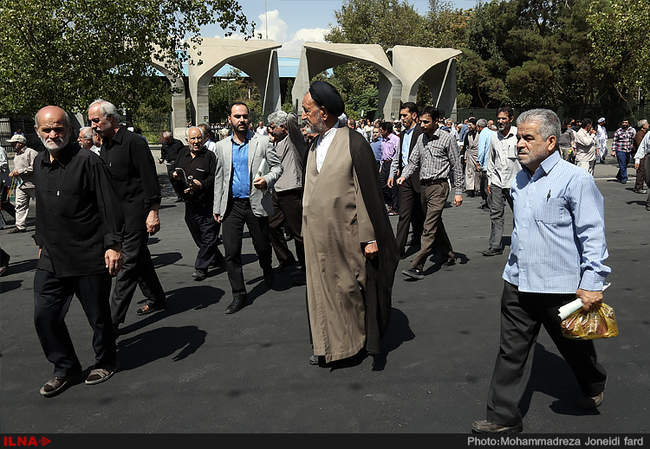 راهپیمایی نمازگزاران در سالگرد شهدای فاجعه منا - تهران 