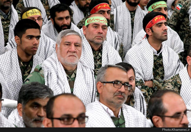 دیدار بسیجیان با رهبر انقلاب اسلامی