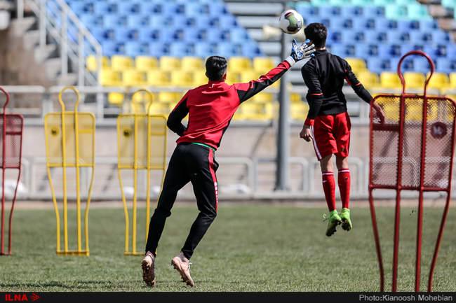 تمرین امروز تیم فوتبال پرسپولیس