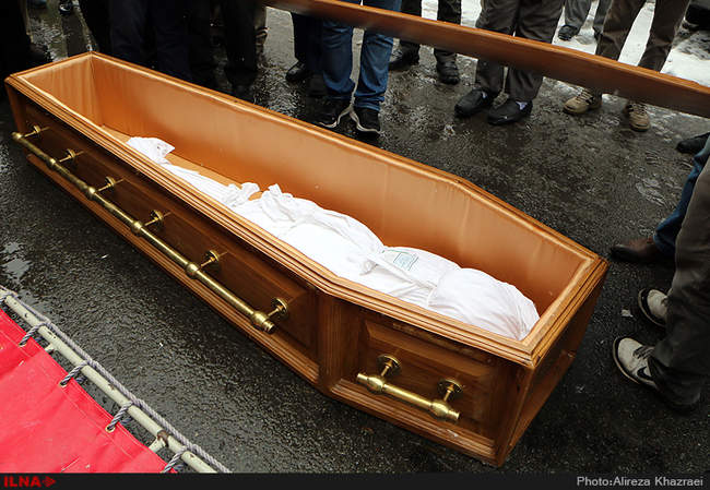 مراسم تشییع  پیکر مرحوم احمد منزوی