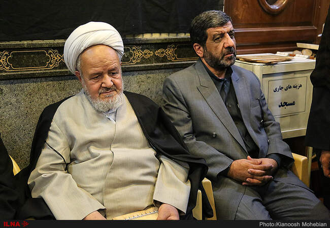 مراسم ترحیم برادر محمود احمدی نژاد