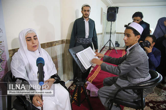 مراسم تجلیل از حافظان کل قرآن کریم در مجسد  نبی اکرم شهرک پردیس سنندج 