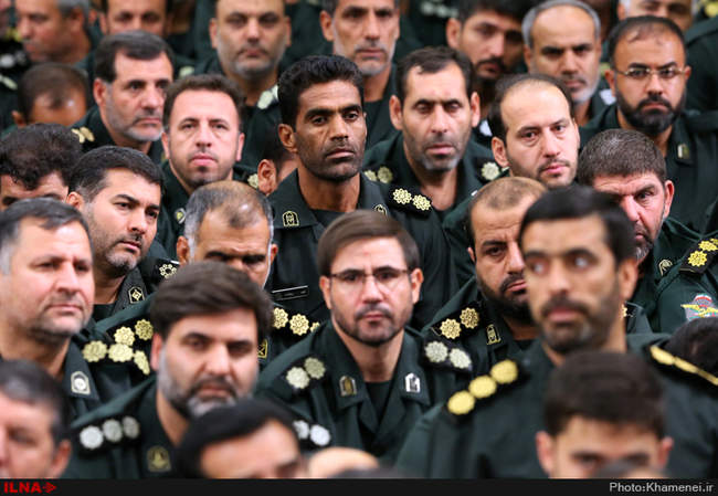 دیدار فرماندهان سپاه پاسداران انقلاب اسلامی با رهبر انقلاب اسلامی