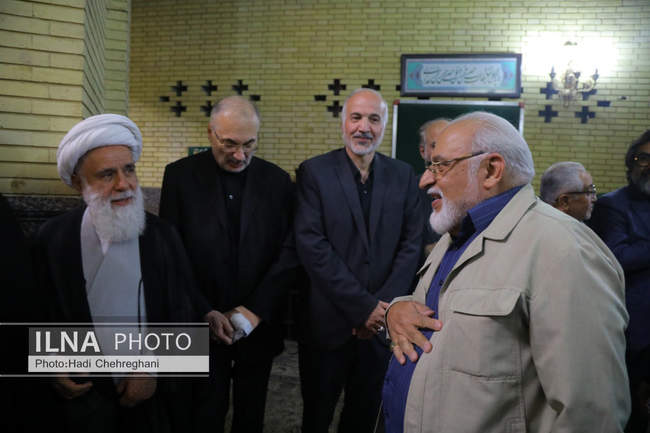 مراسم ختم همسر آیت‌الله سیستانی در تهران