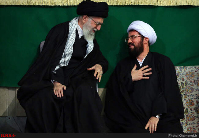 مراسم عزاداری و سوگواری شهادت حضرت فاطمه‌ی زهرا(س) با حضور رهبر انقلاب اسلامی