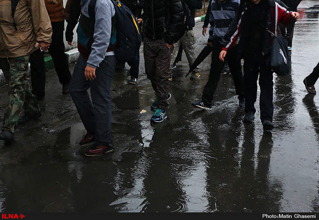 پیاده روی اربعین حسینی در تهران