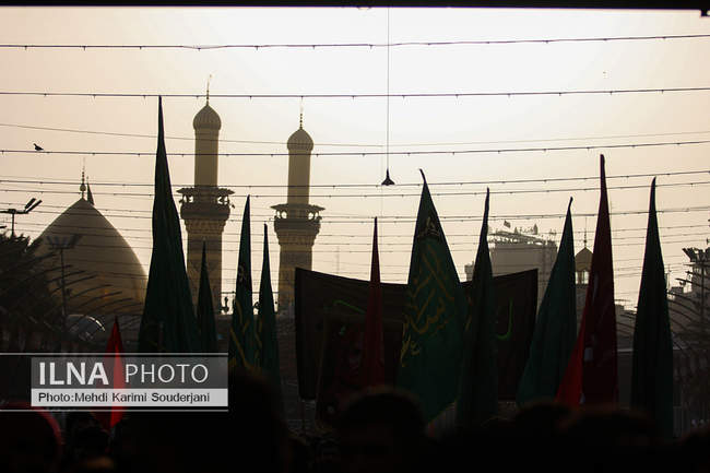  دسته جات عزاداری در اربعین حسینی در بین‌الحرمین 