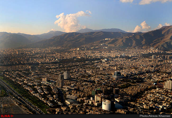 تهران پس از باران