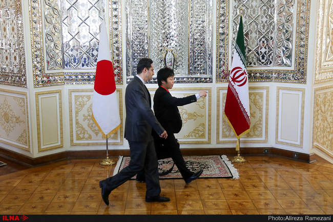 دیدار وزیران خارجه ژاپن و ایران