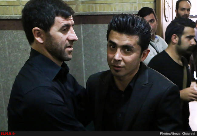 مراسم ترحیم هادی نوروزی کاپیتان تیم فوتبال پرسپولیس