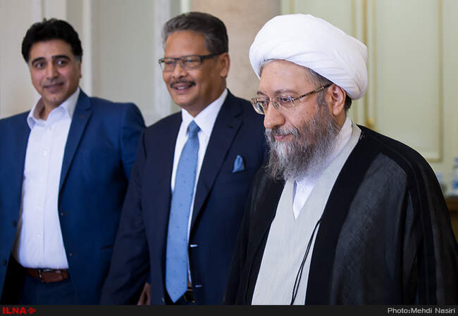 دیدار رئیس قوه قضائیه  با داتوسری افندی بن‌علی حاجی، دادستان کل کشور مالزی