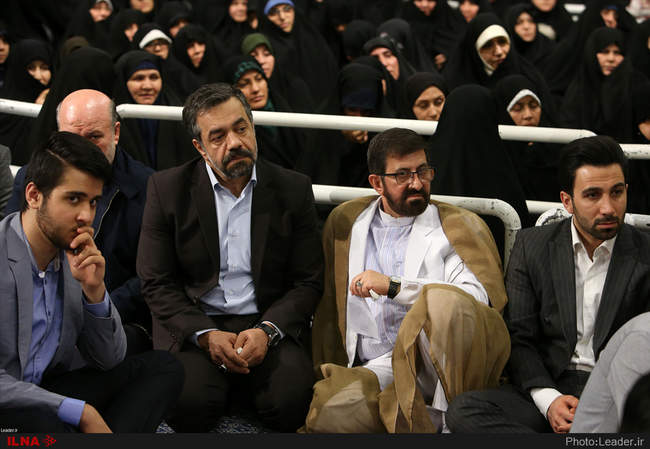 دیدار جمعی از مداحان و ذاکران اهل بیت(ع) با رهبر انقلاب