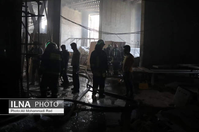 آتش‌سوزی در هتل آسمان شیراز