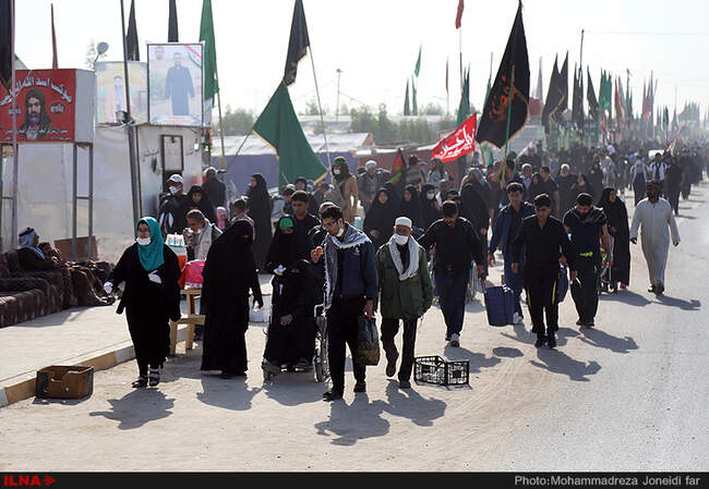 راهپیمایی زائران اربعین حسینی از نجف تا کربلا/2