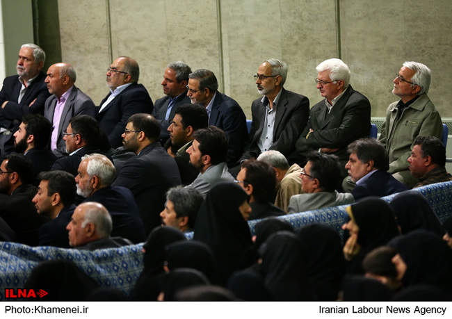 دیدار فرماندهان نیروی انتظامی جمهوری اسلامی با رهبر معظم انقلاب