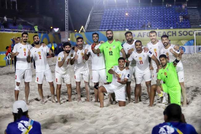 گزارش تصویری دیدار تیم ملی فوتبال ساحلی ایران و بحرین