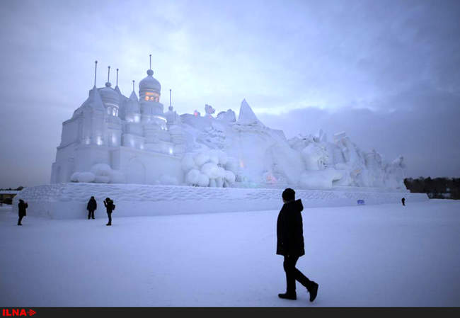 شهر یخی در چین