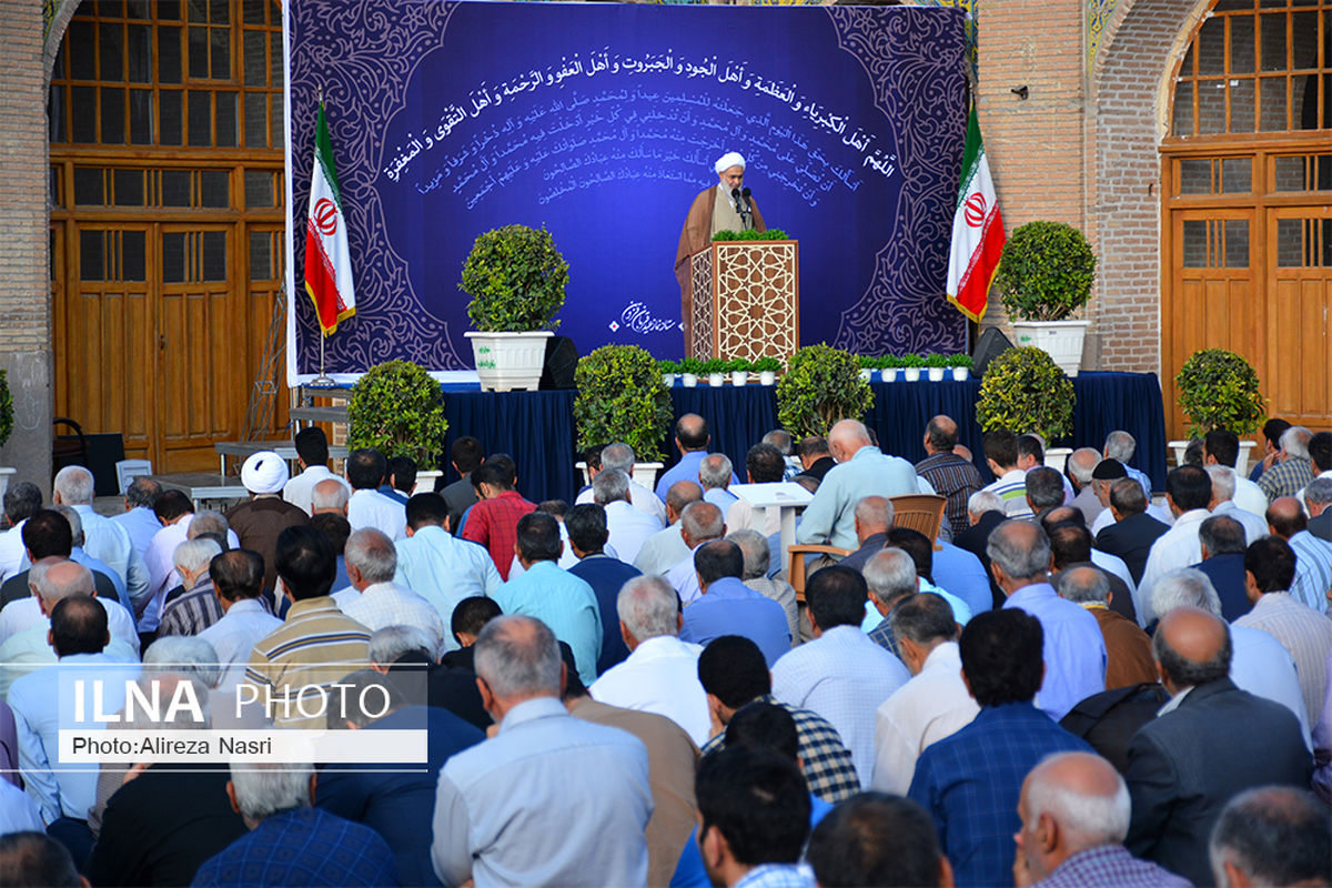 برگزاری نماز عیدقربان در مسجد النبی قزوین 