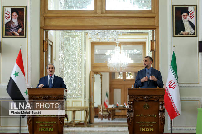 دیدار وزرای خارجه ایران و سوریه