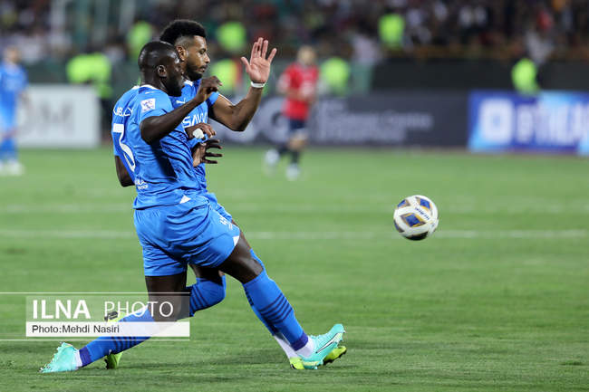 دیدار تیمهای فوتبال نساجی مازندران و الهلال عربستان