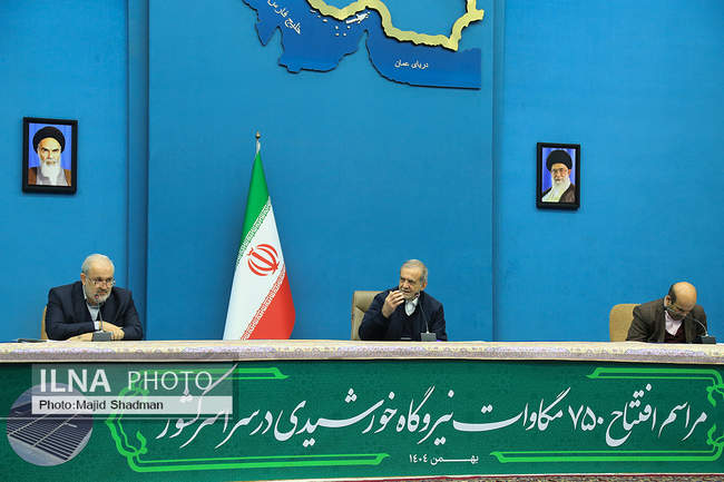 افتتاح و بهره برداری از طرح های نفت و نیرو