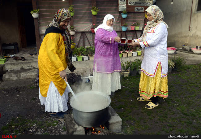 سمنو پزان در روستای اسطلخ جان رودبار- گیلان‎
