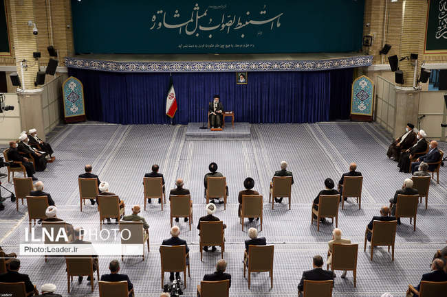 دیدار رئیس‌ و اعضای مجمع تشخیص مصلحت نظام با رهبر انقلاب
