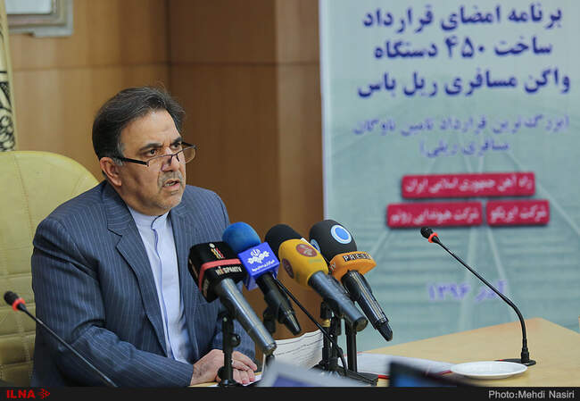 گزارش تصویری/ امضای قرارداد ساخت 450 دستگاه واگن مسافری ریل باس