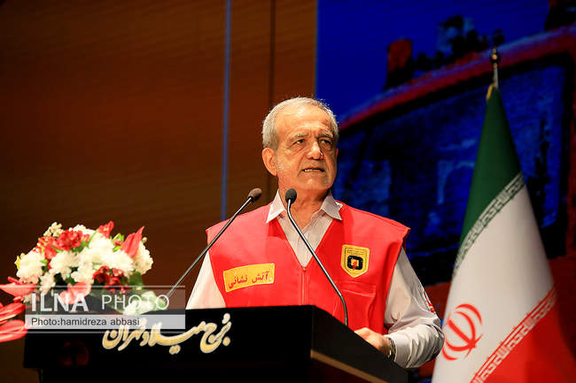 مراسم گرامیداشت روز آتش‌نشان با حضور رئیس‌جمهور