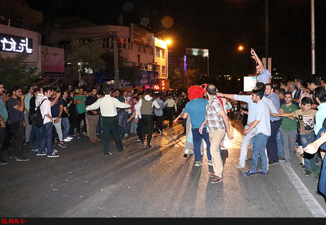 جشن هسته ای در خیابان های تهران -1