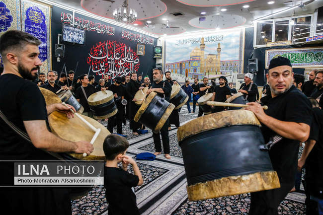 آئین مشعل گردانی در دولت آباد شهر ری