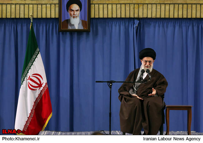 دیدار رهبر انقلاب با فعالان محیط زیست