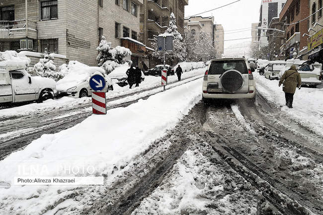 بارش برف پاییزی در تهران/ 2