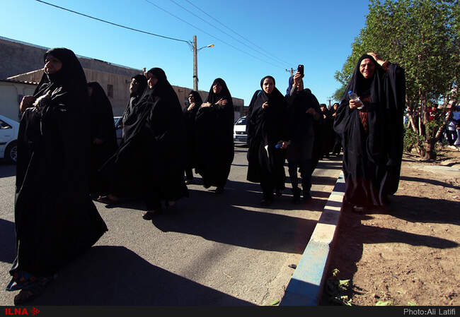 تشییع پیکر مطهر شهید سیدفاضل موسوی امین 