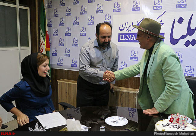 جشن تولد هفتاد و شش سالگی جواد مجابی در خبرگزاری ایلنا 
