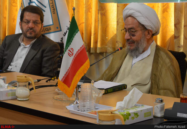 نشست خبری آیت الله مقتدایی رئیس هیئت امنای  انجمن حامیان توسعه حوزه های علمیه