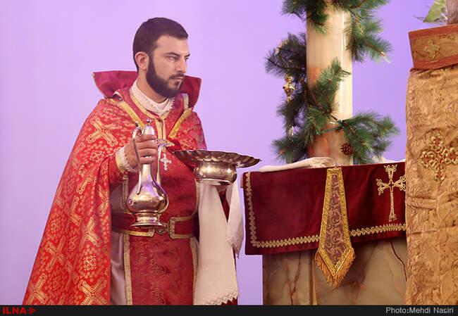 سال نو میلادی در کلیسا سرکیس مقدس 