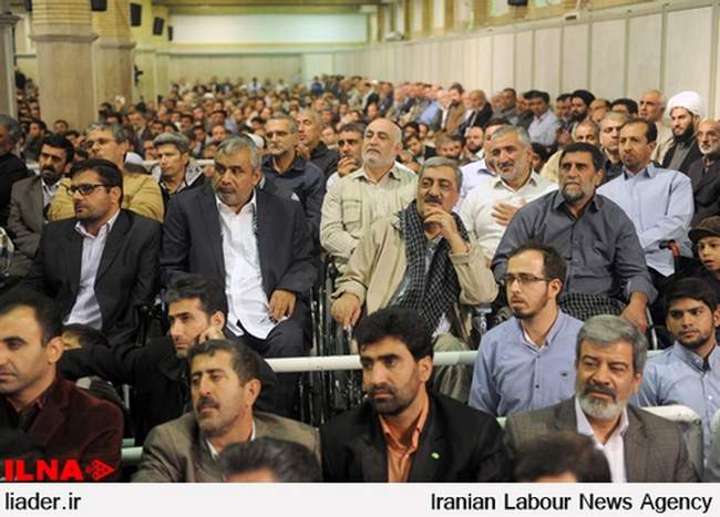 دیدار اقشار مختلف مردم با رهبر معظم انقلاب به مناسبت عید غدیر