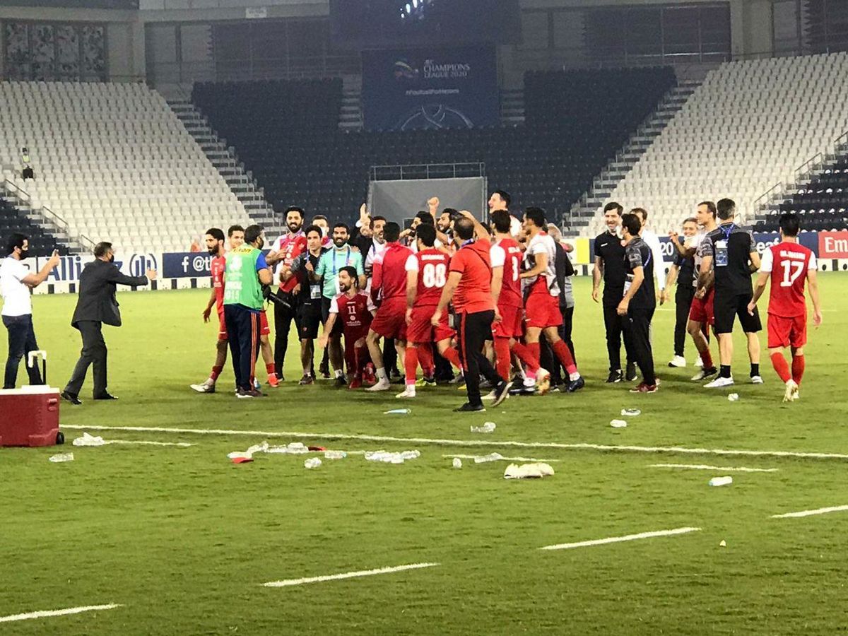 ویدئو: جشن و پایکوبی پرسپولیس ها بعد از صعو به فینال