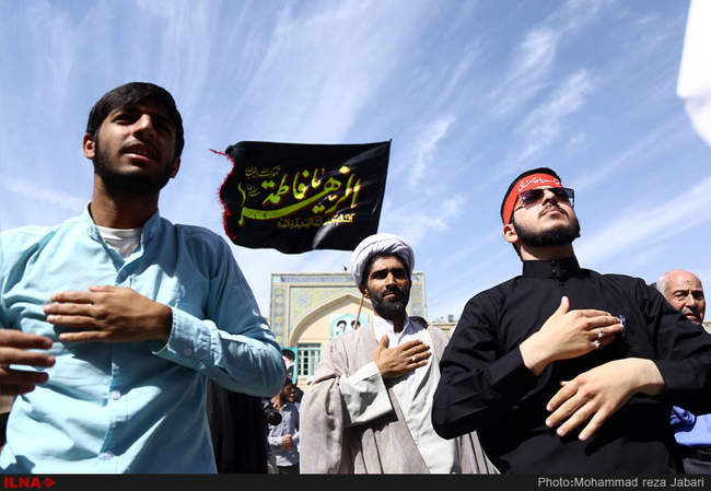  تجمع روحانیون و طلاب حوزه علمیه قم در اعتراض به حادثه منا