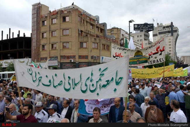 راهپیمایی مردم مشهد در روز جهانی قدس