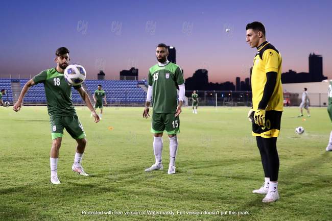 گزارش تصویری تمرین تیم ملی در بحرین 