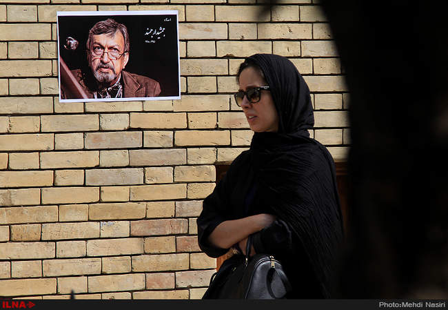 مراسم تشییع پیکر جمشید ارجمند