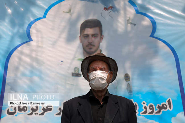 مراسم تشییع پیکر مطهر استوار یکم شهید میلاد خسروی